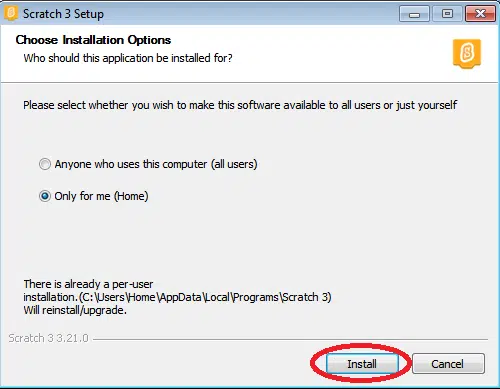تحميل برنامج سكراتش