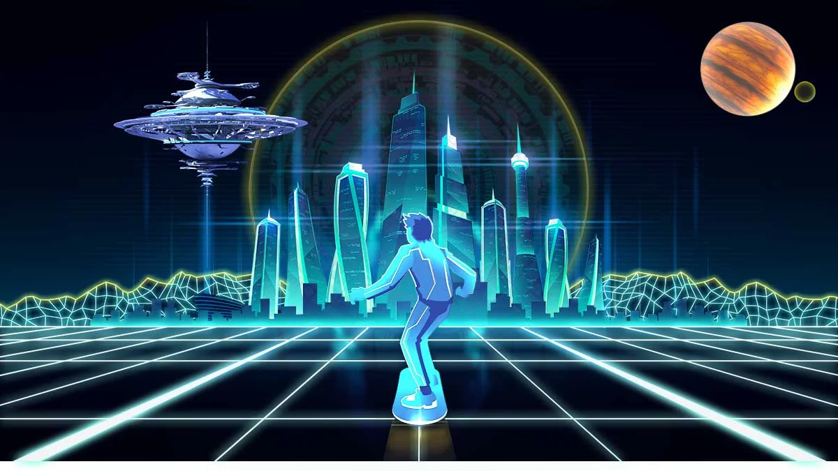 التزلج في عالم الميتافيرس