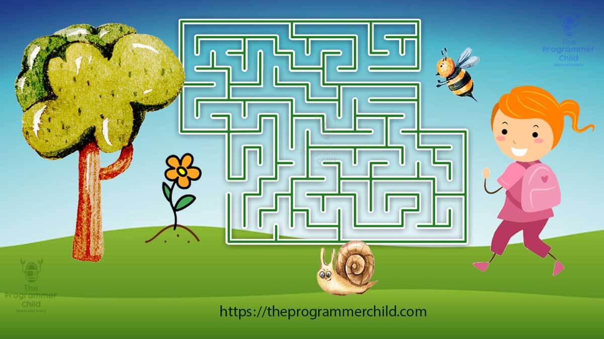 نشاط لعبة المتاهة واختيار أفضل طريق 1 لعبة المتاهة