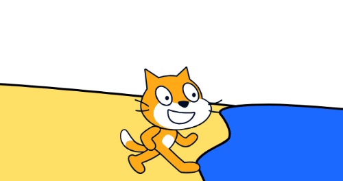 اختبر معلوماتك عن سكراتش - الأمر "إذا" أو "if" 25 صورة للسؤال إذا ملامس اللون الأزرق