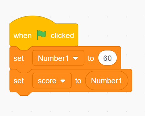 اختبر معلوماتك عن المتغيرات variables في سكراتش 11 ما هي قيمة المتغير الدرجة؟