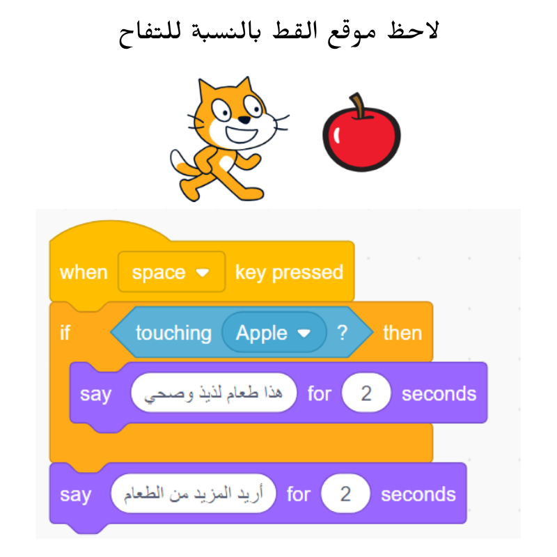 اختبر معلوماتك عن سكراتش - الأمر "إذا" أو "if" 10 سؤال حول الأمر إذا في لغة سكراتش للبرمجة