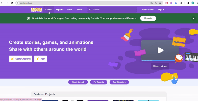 ما هو سكراتش ؟ 8 انشاء مشروع بالانجليزي